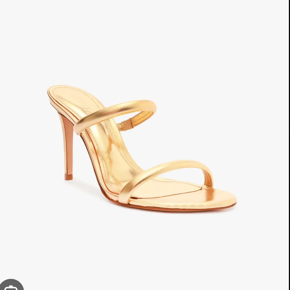 SCHUTZ GOLD HEEL